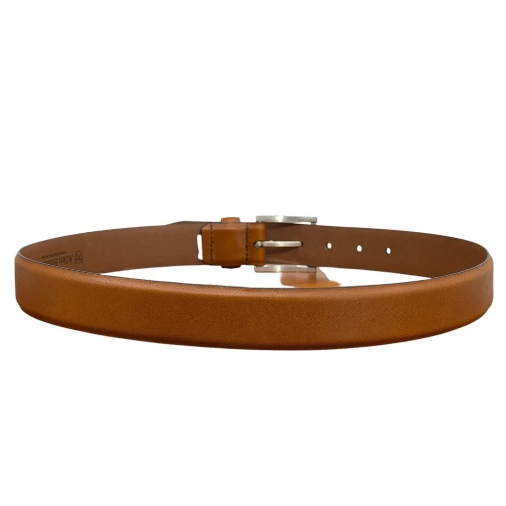 Allen Edmonds Dress Belt Men SZ 34 Brown Business Classic Leather USA Practical